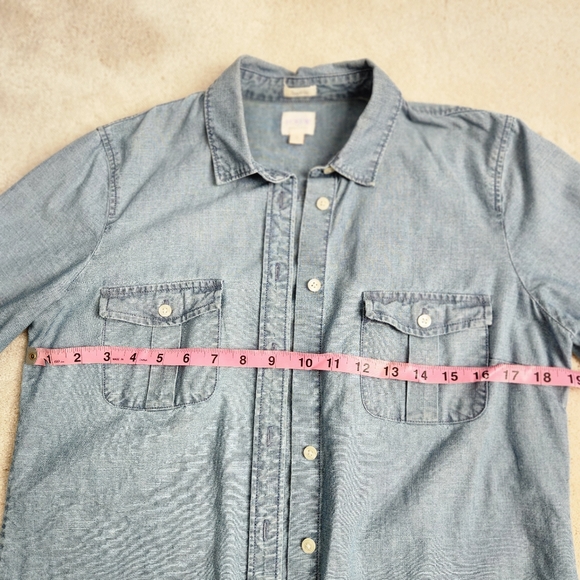 J Crew Women's Denim Shirt, size S, blue - Picture 5 of 11